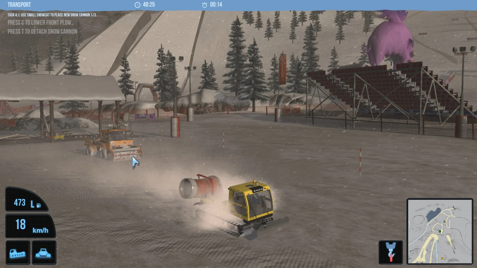 Snowcat Simulator: скриншот 7