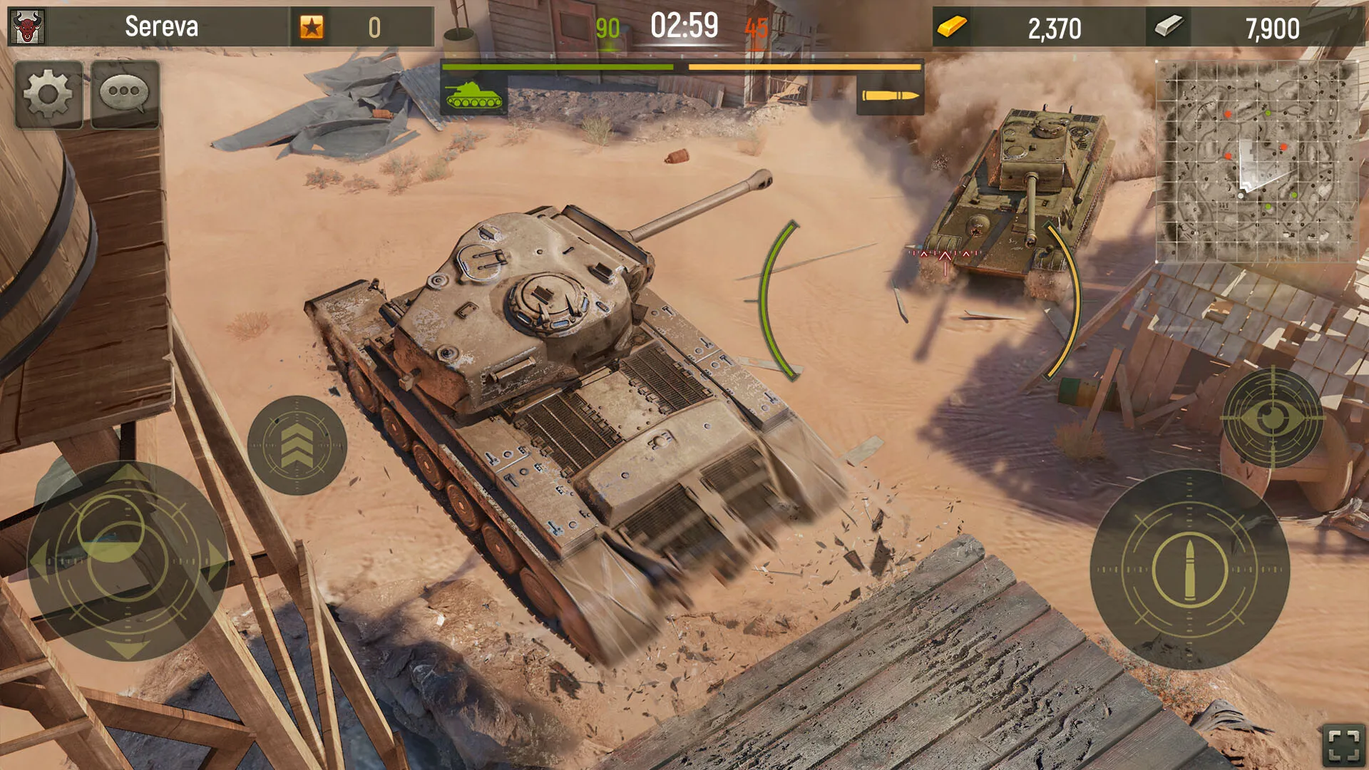 Grand Tanks: WW2 Танки по сети: скриншот 4