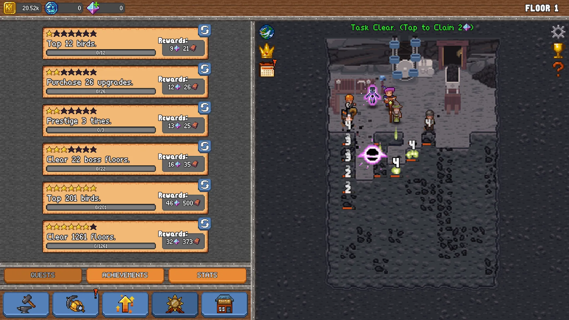 Idle Cave Miner: скриншот 2