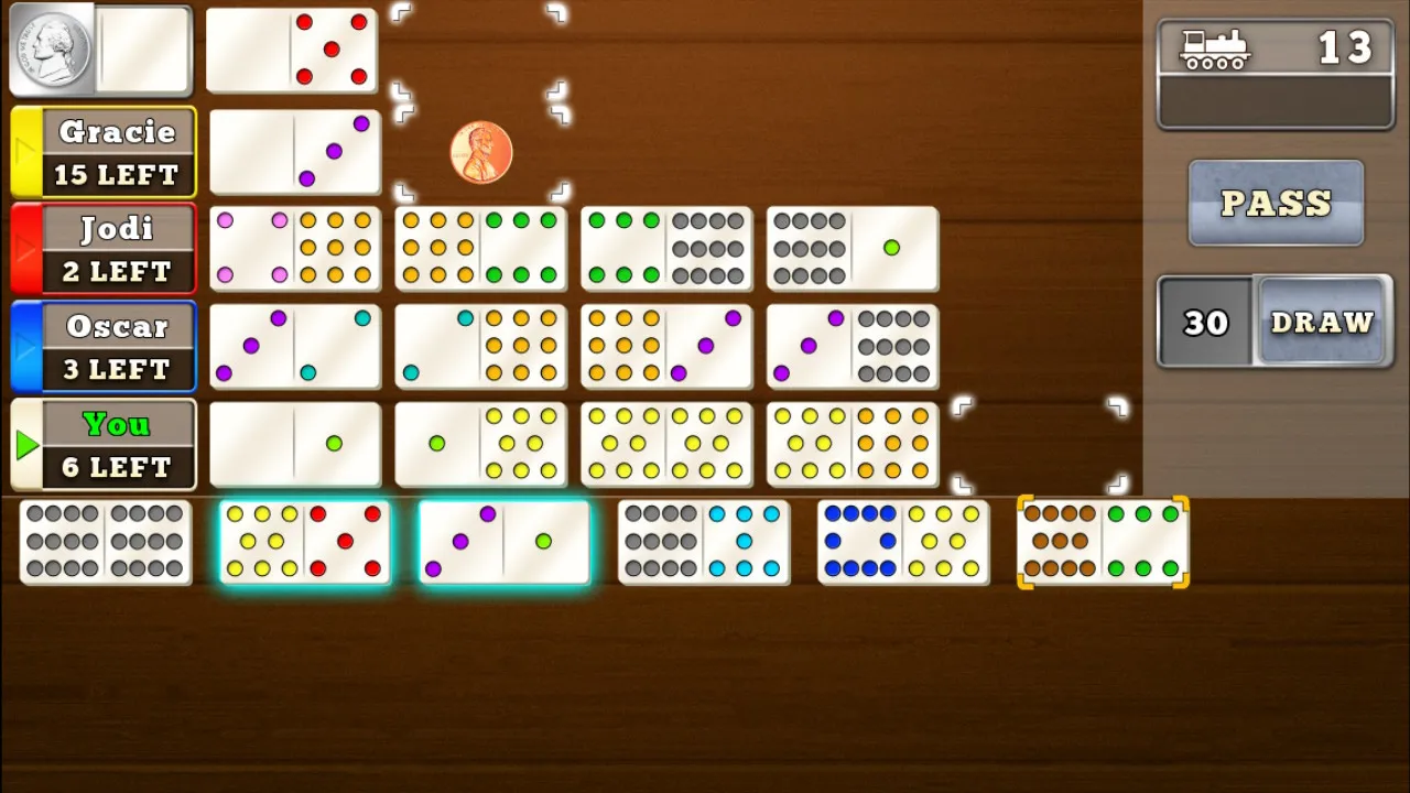 Mexican Train Dominoes Gold: скриншот 3