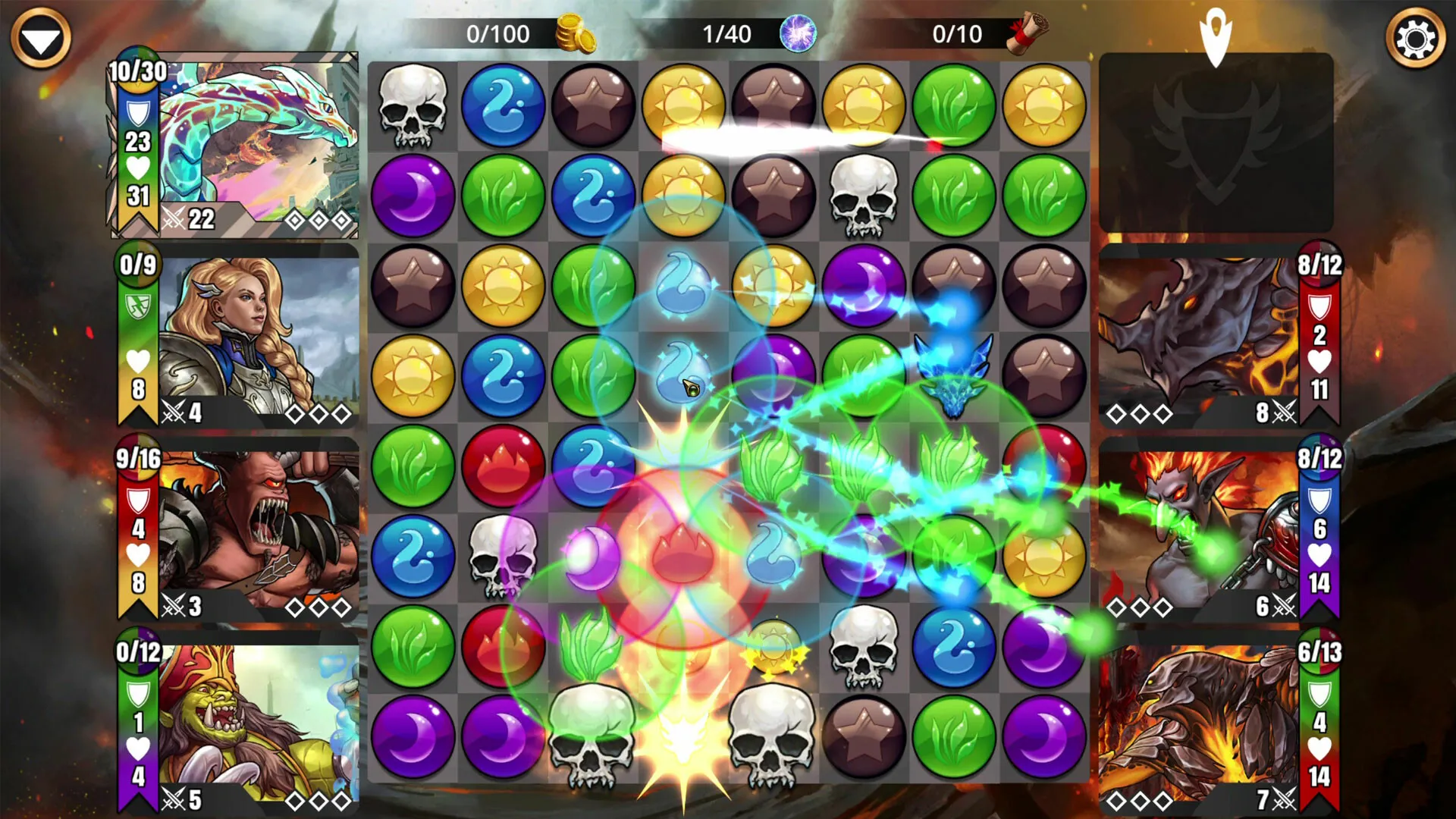 Gems of War - Puzzle RPG: скриншот 6