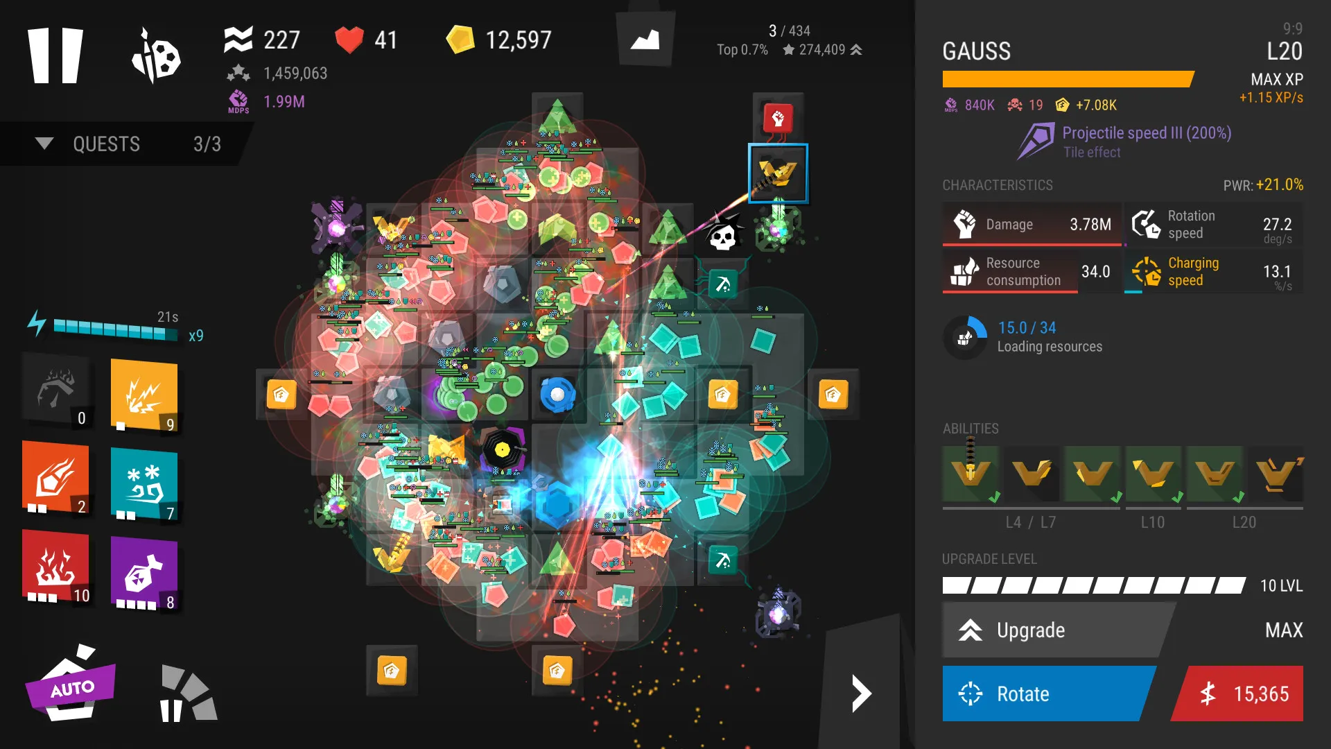 Infinitode 2 - Infinite Tower Defense: скриншот 6