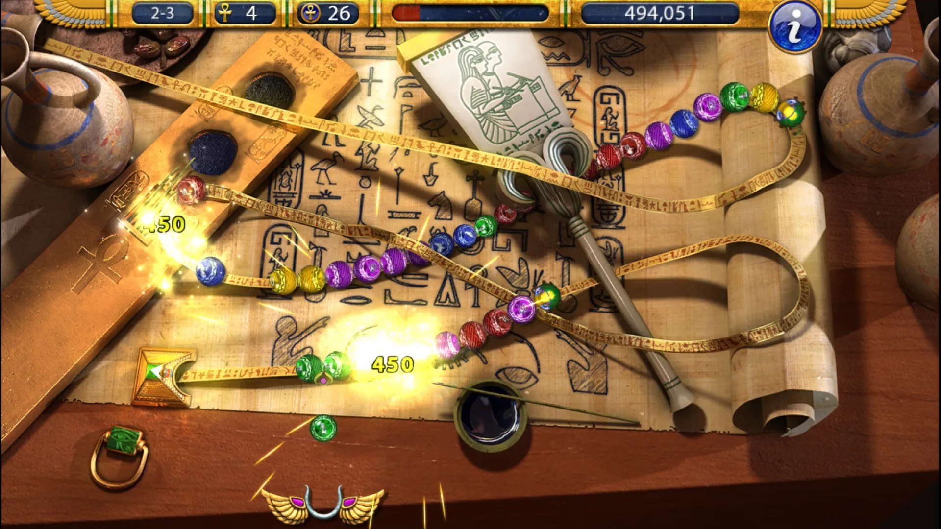 Luxor 2 HD: скриншот 2
