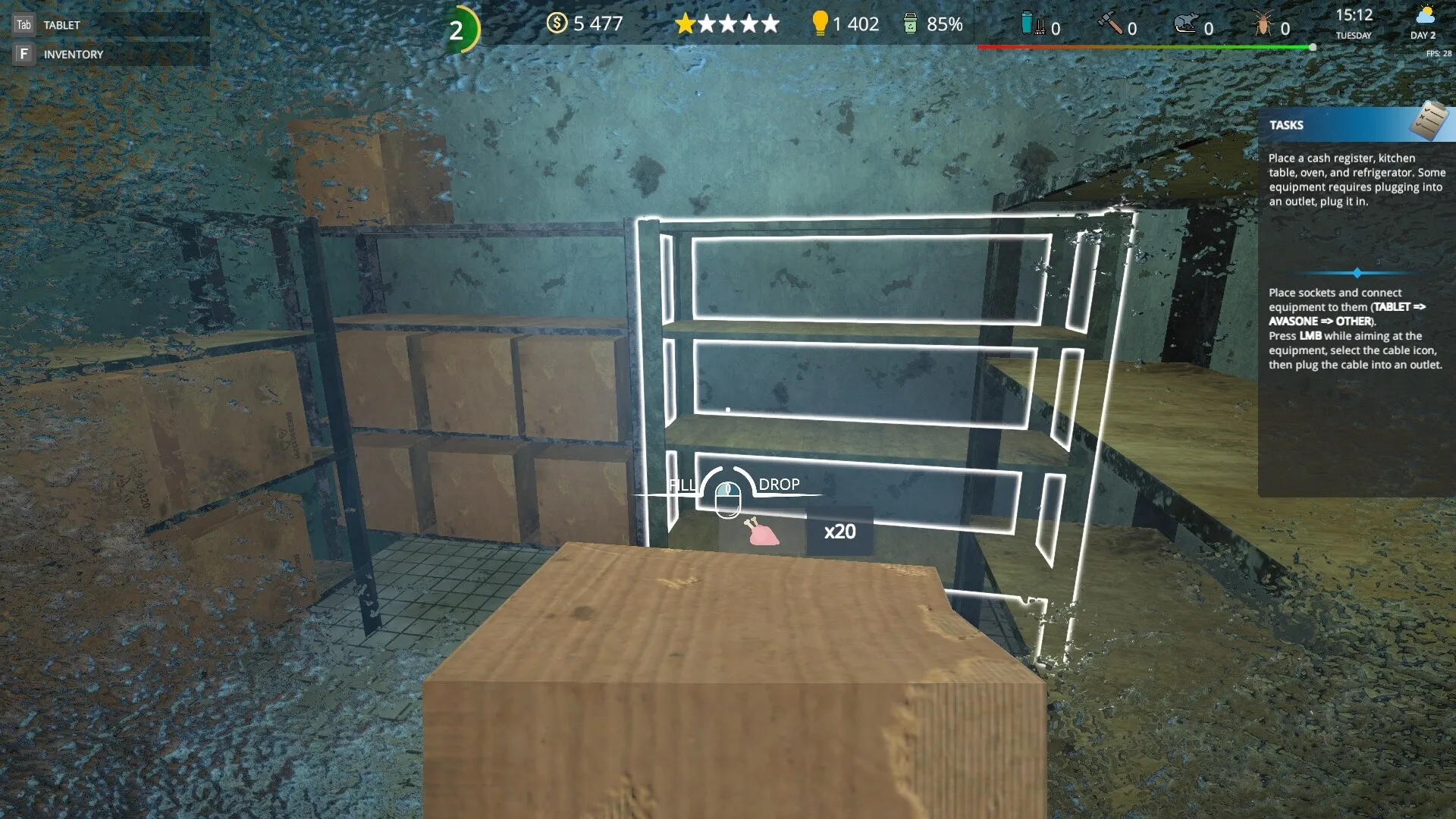 Cafe Owner Simulator: скриншот 2