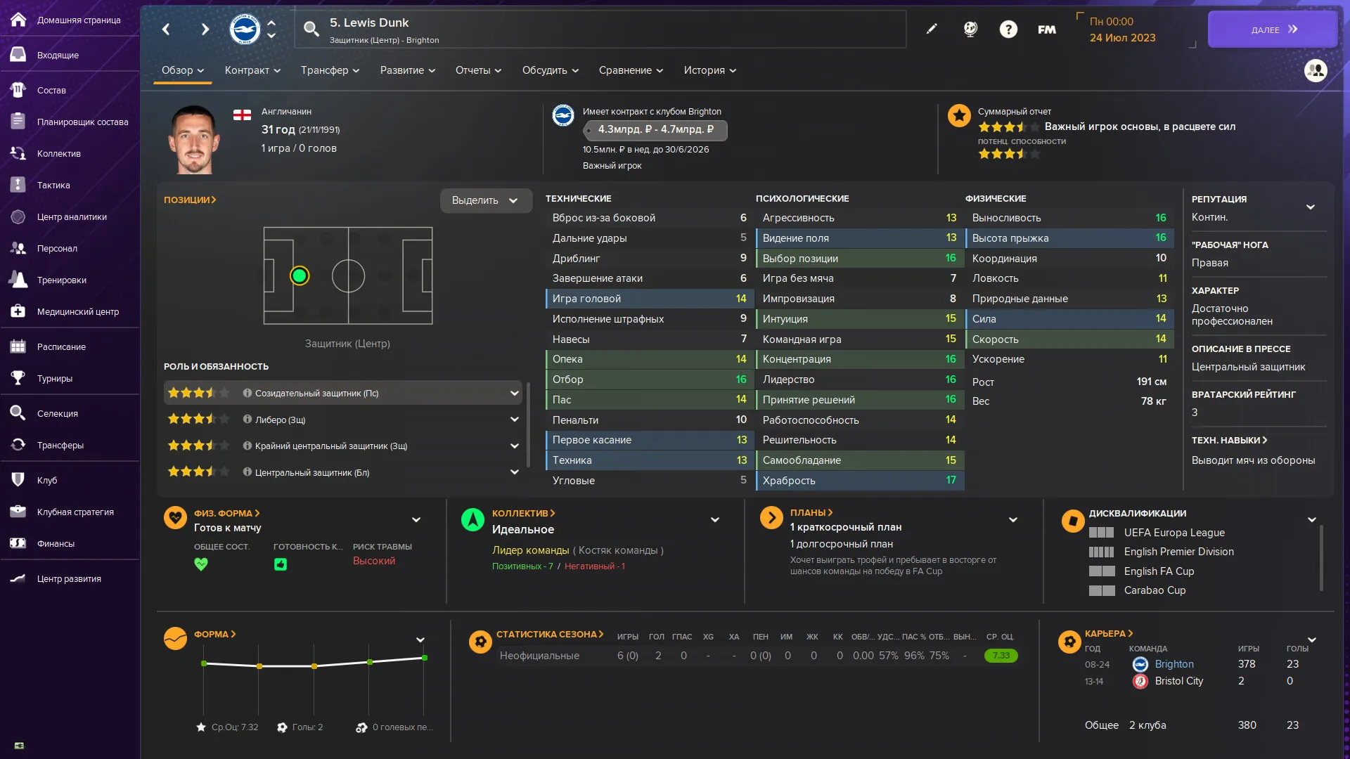 Football Manager 2024: скриншот 2