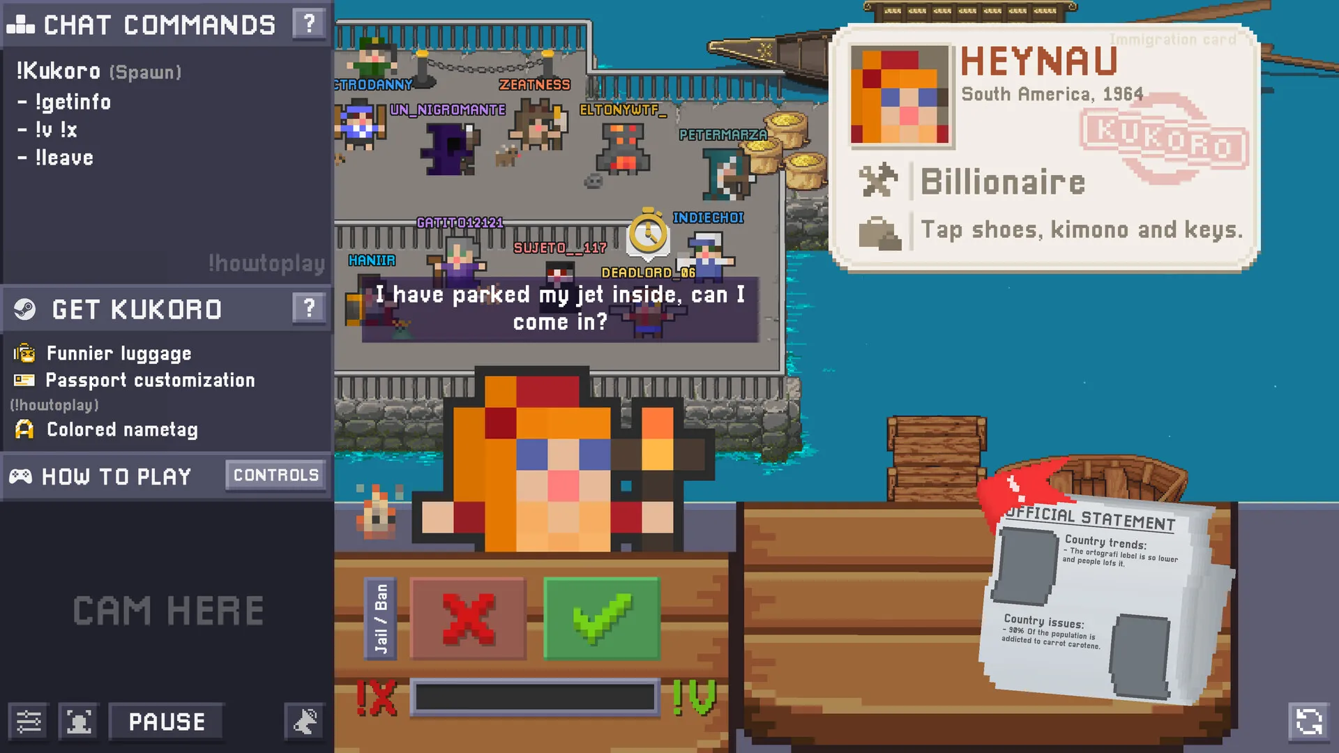 Kukoro: Stream chat games: скриншот 3