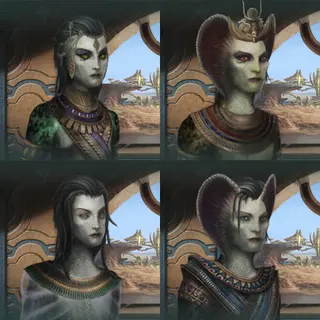 Animated Serpentoid Portraits