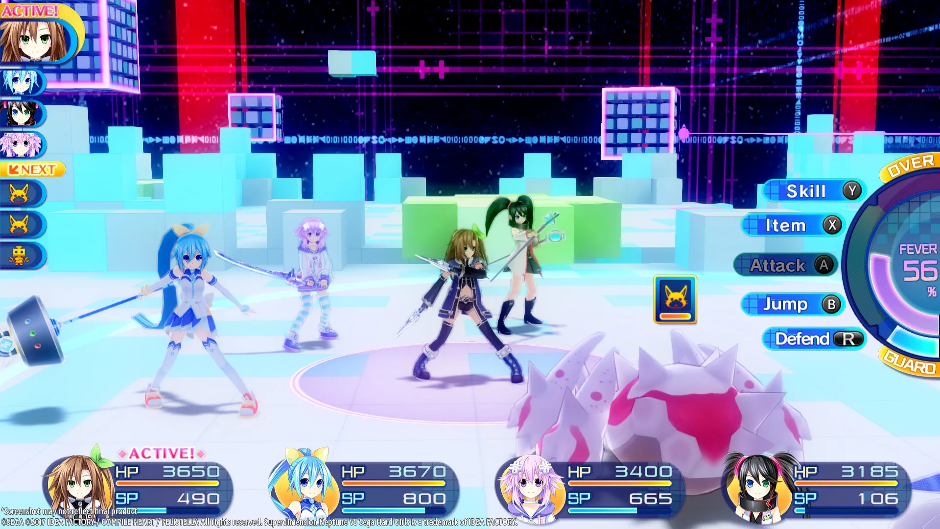 Superdimension Neptune VS Sega Hard Girls: скриншот 2