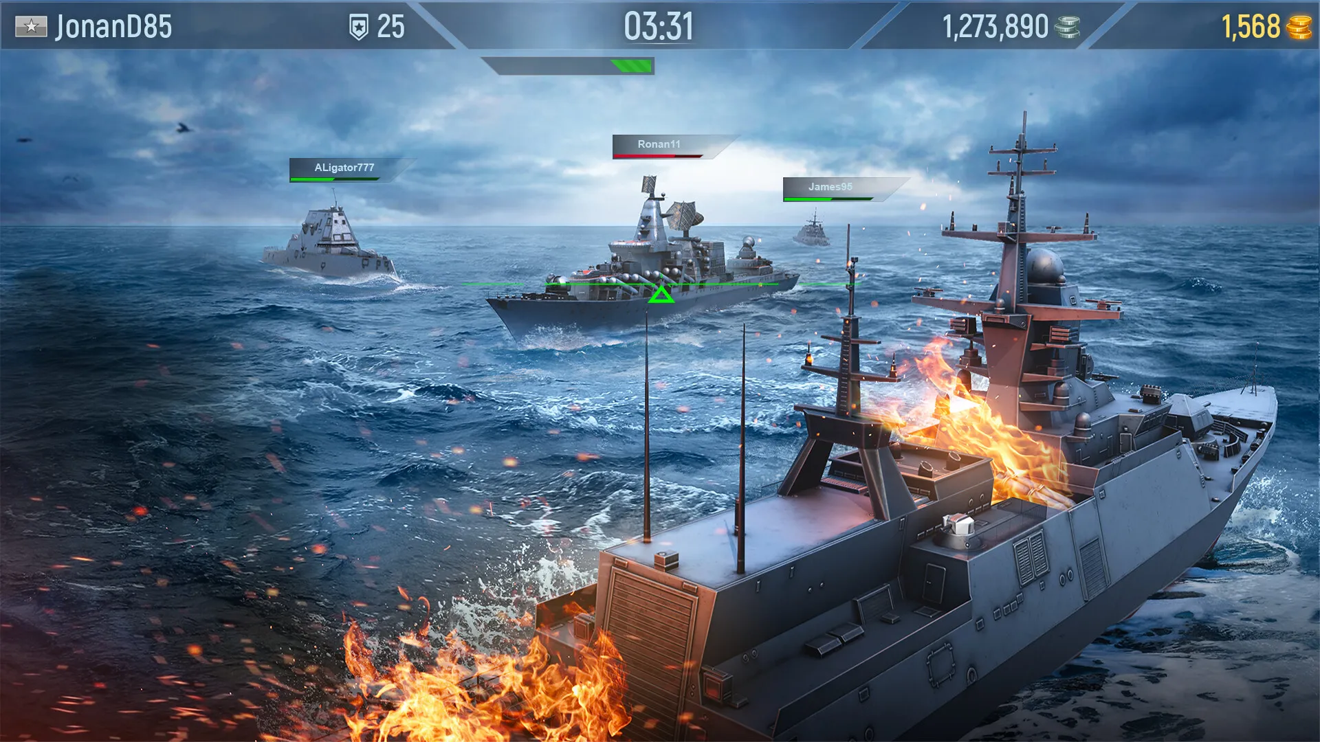 Naval Armada: Морской бой, Боевые корабли: скриншот 1