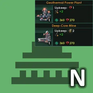 Building Tier Numbers - Extra Buildings