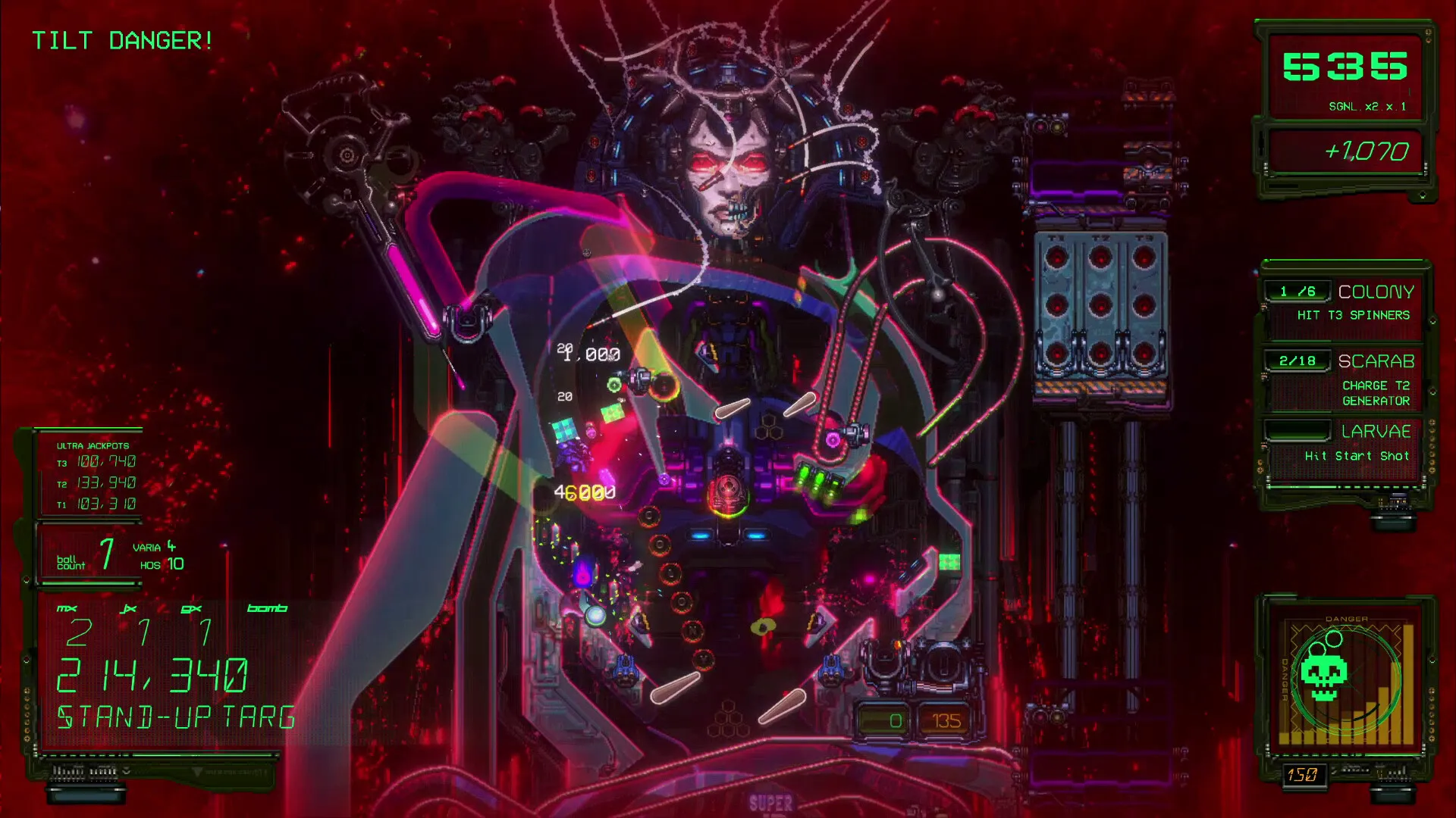 XENOTILT: HOSTILE PINBALL ACTION: скриншот 1