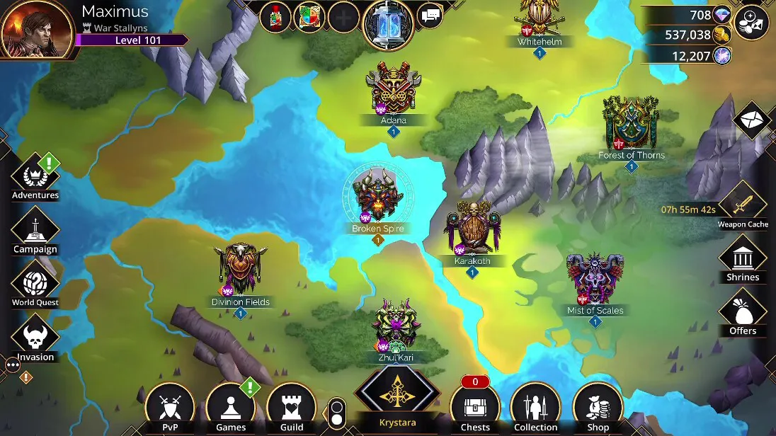 Gems of War - Puzzle RPG: скриншот 3