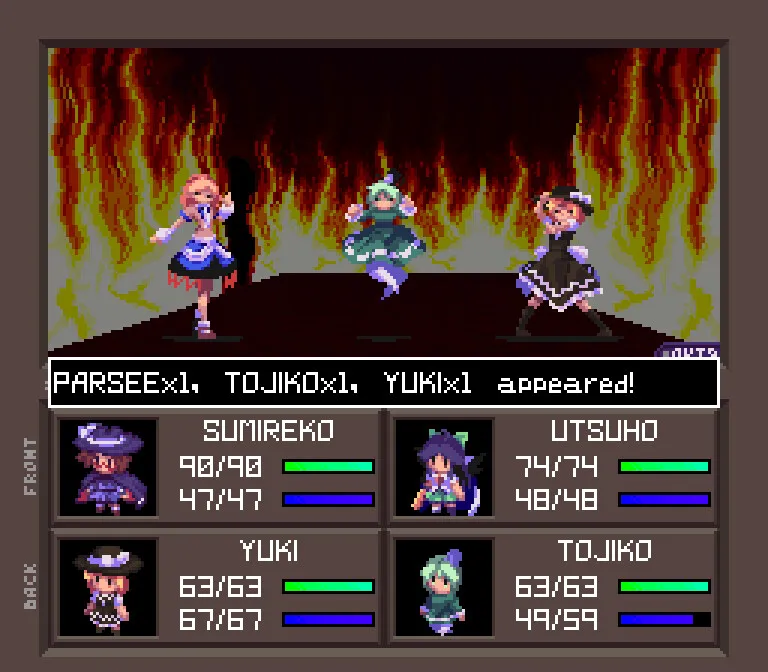 Touhou Artificial Dream in Arcadia: скриншот 2