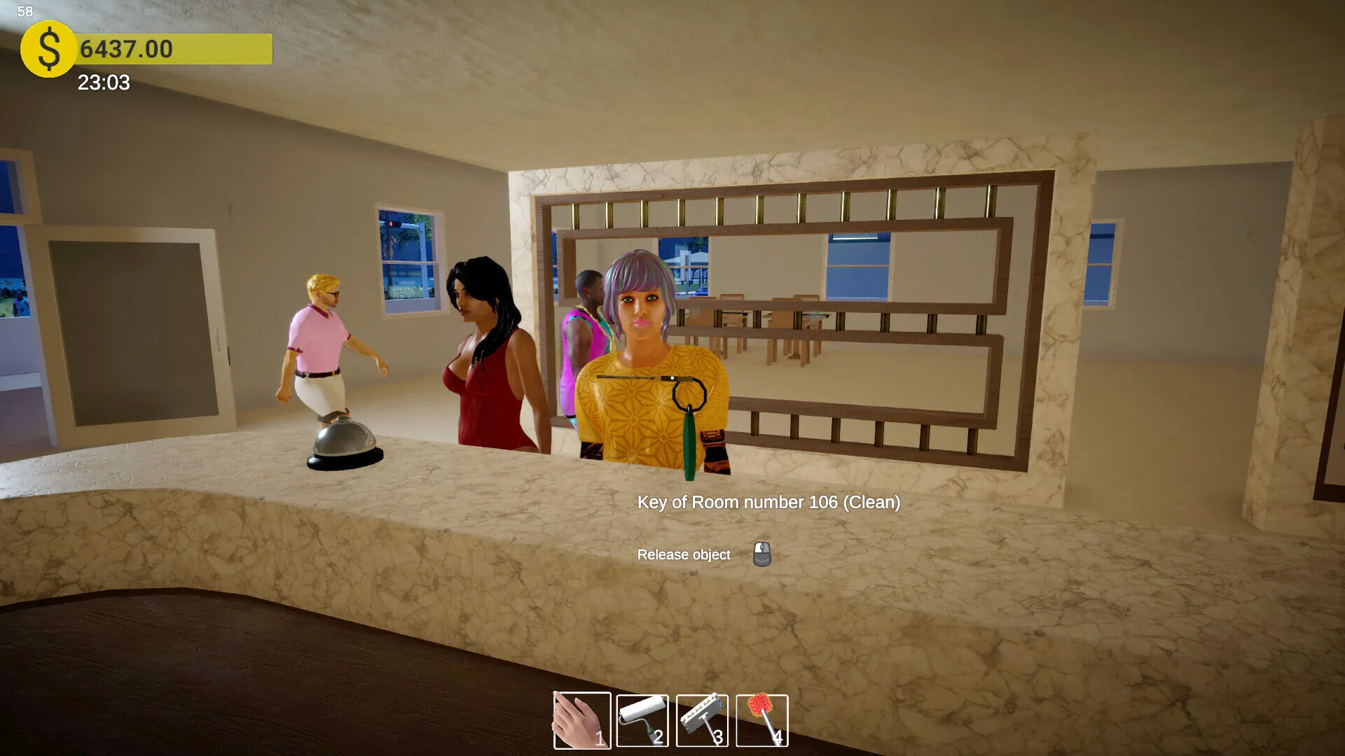 Miami Hotel Simulator: скриншот 3