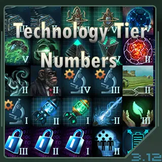 Technology Tier Numbers