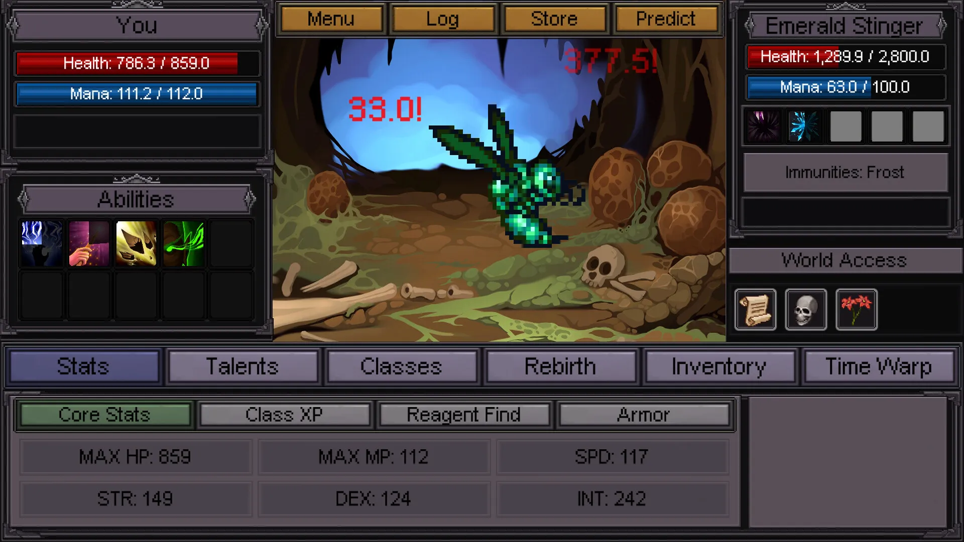 Cycle Idle RPG: скриншот 1