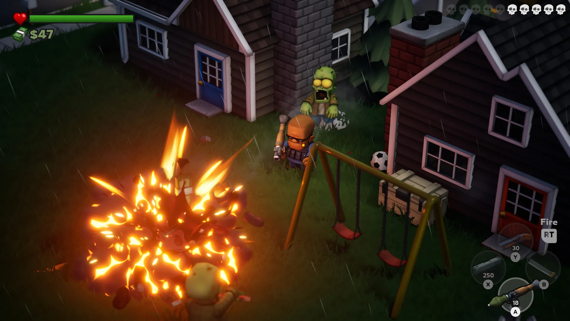 Zombieville USA 3D: скриншот 3