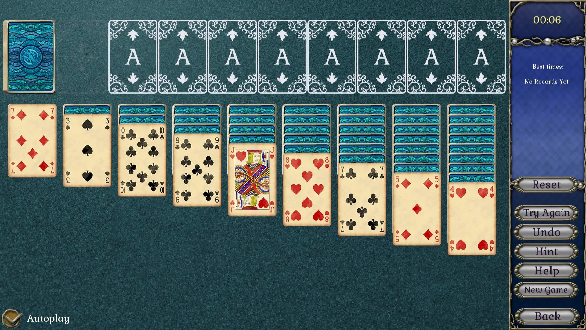 Jewel Match Atlantis Solitaire - Collector's Edition: скриншот 3