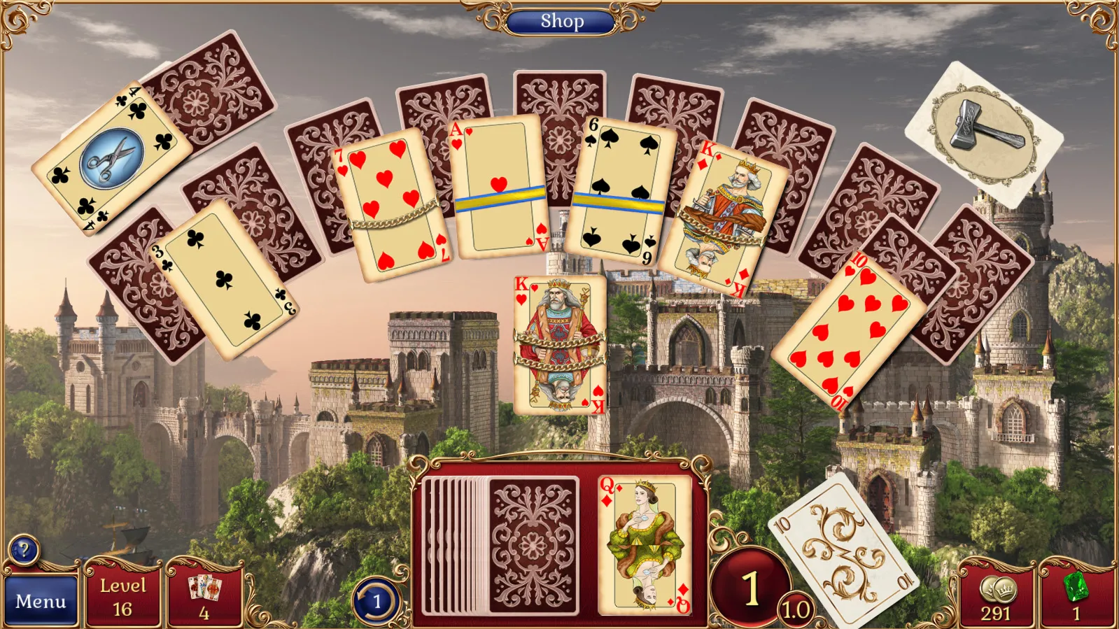 Jewel Match Solitaire: скриншот 1