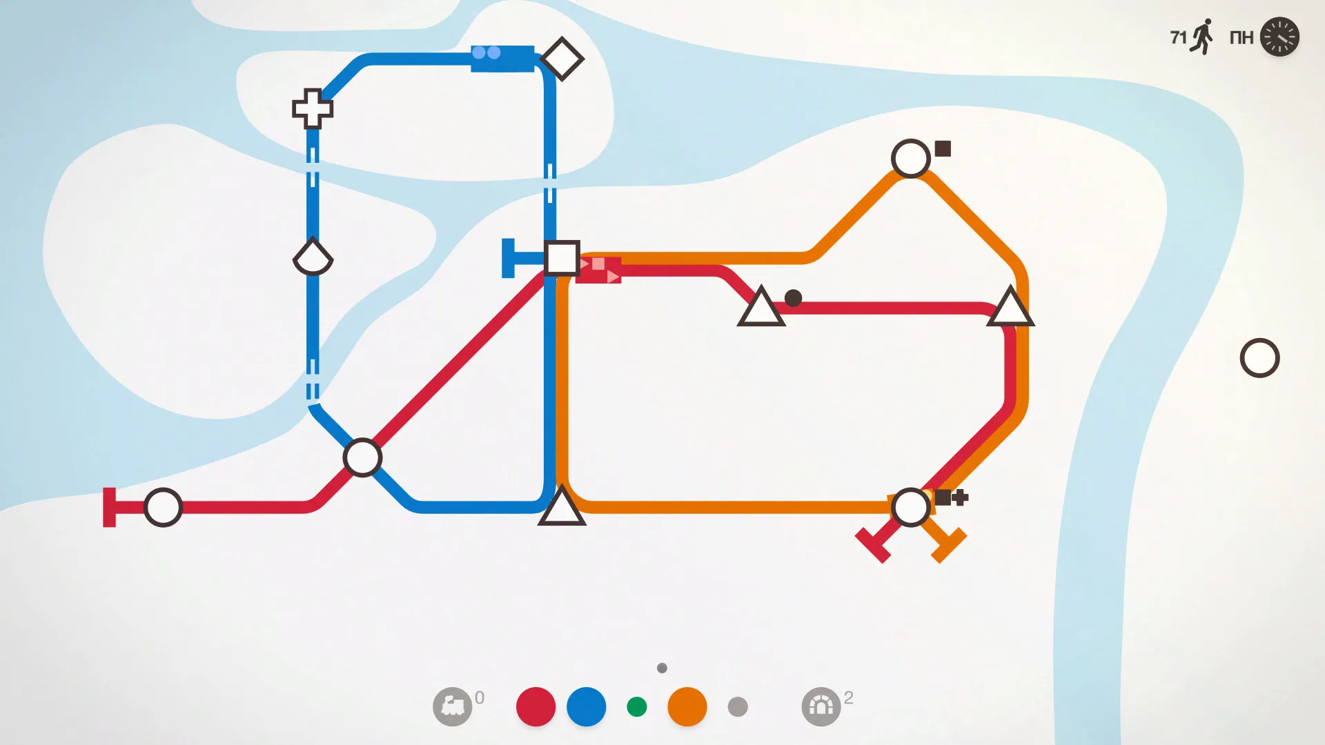 Mini Metro: скриншот 1