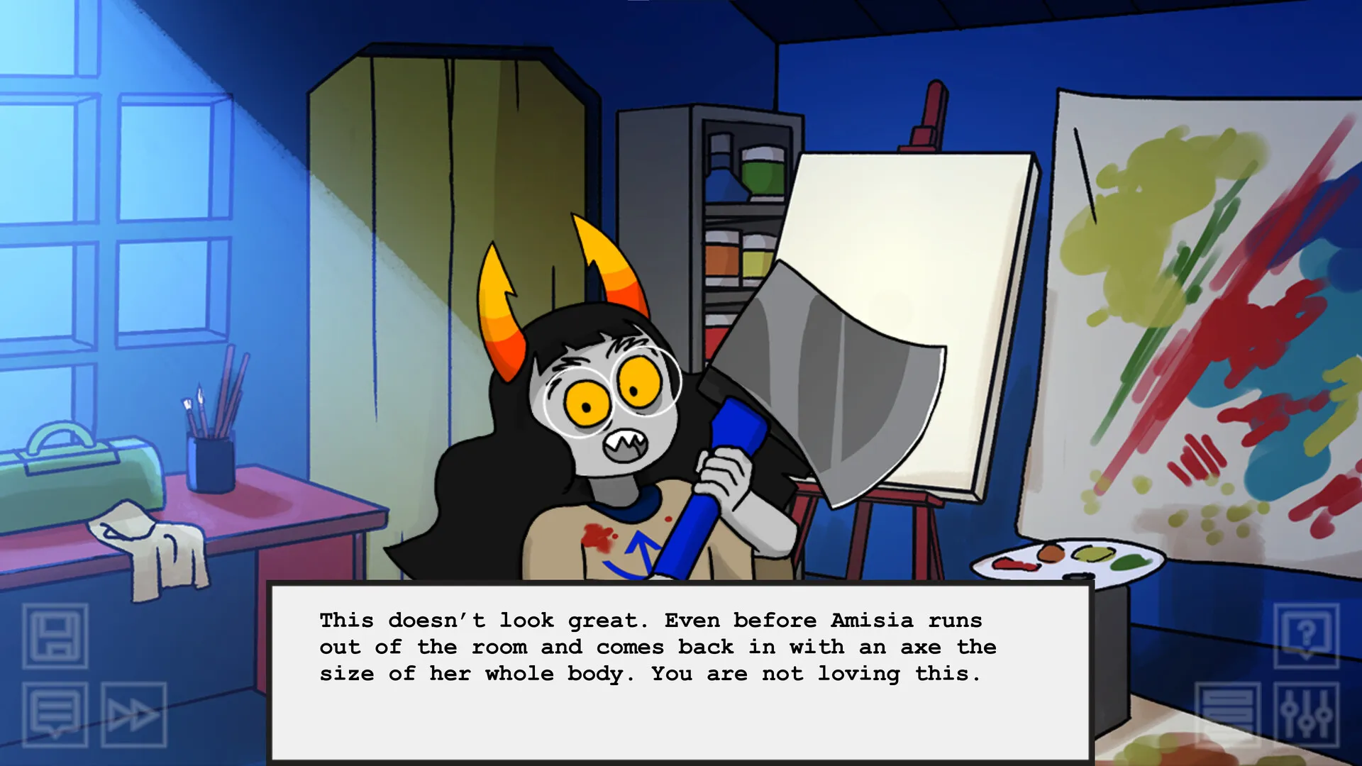 Hiveswap Friendsim: скриншот 1