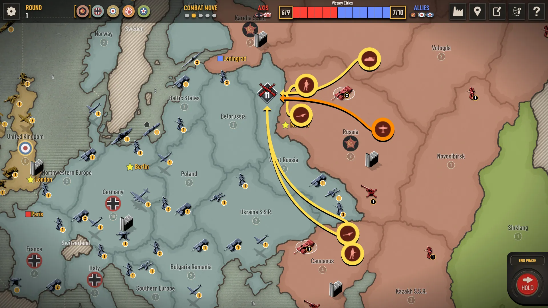 Axis & Allies 1942 Online: скриншот 3