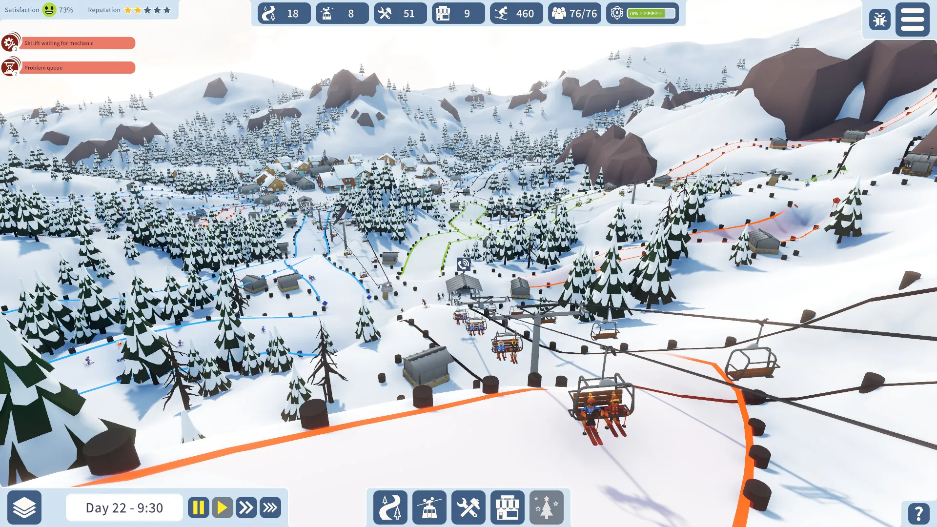 Snowtopia: Ski Resort Builder: скриншот 4