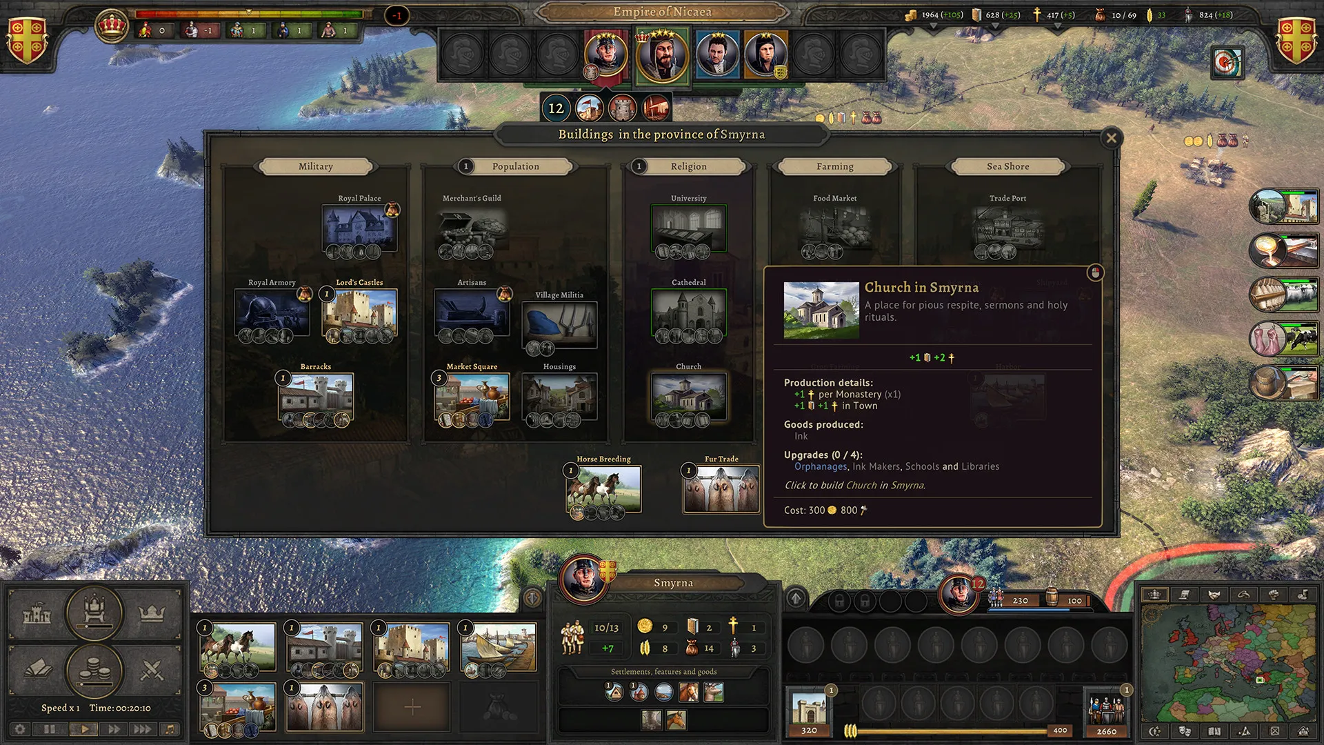 Knights of Honor II: Sovereign: скриншот 4