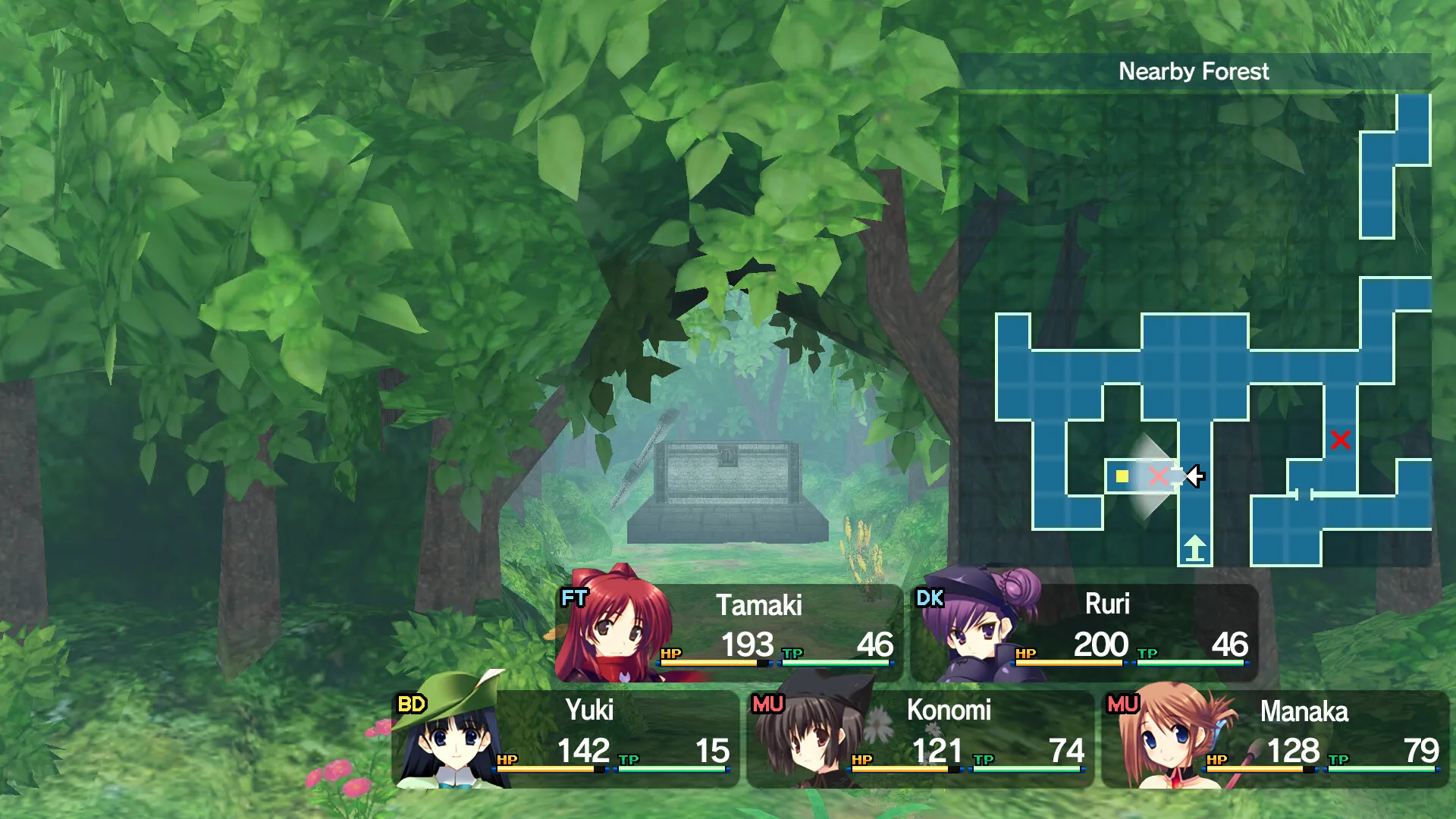 Dungeon Travelers: To Heart 2 in Another World: скриншот 4