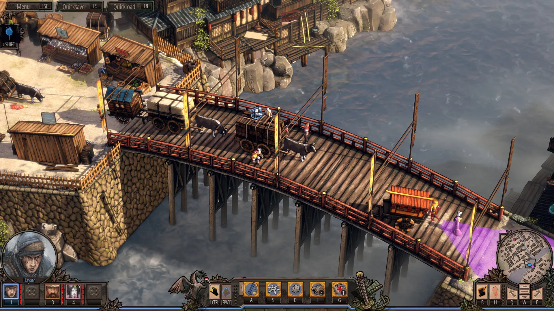 Shadow Tactics: Aiko's Choice: скриншот 1
