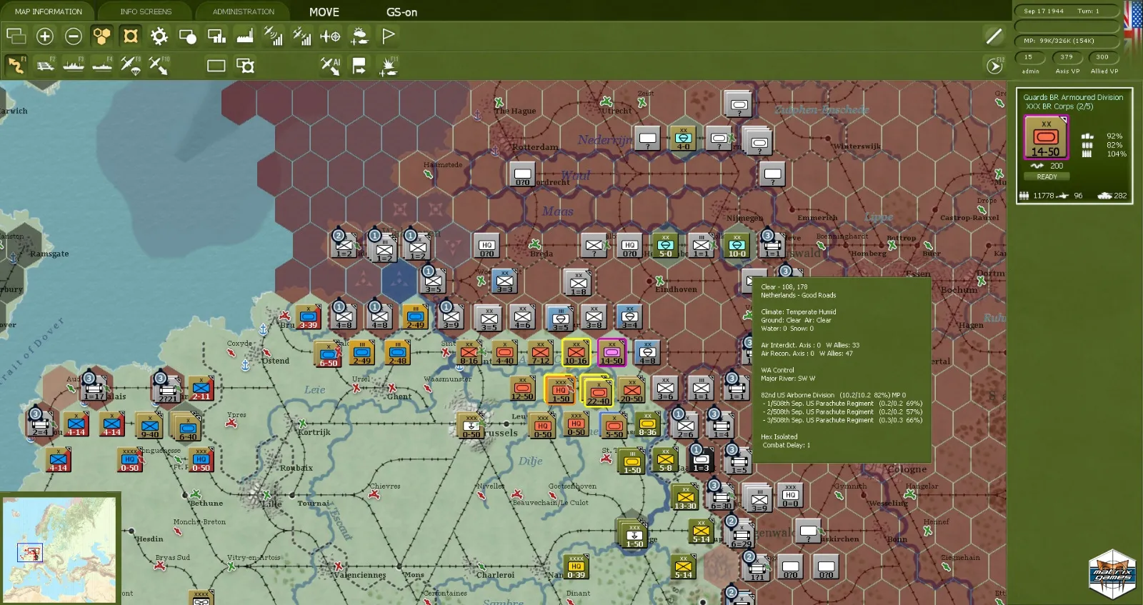 Gary Grigsby's War in the West: скриншот 7