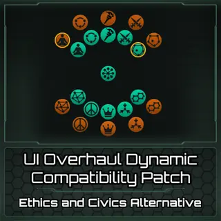 UI Overhaul Dynamic + Ethics and Civics Alternative
