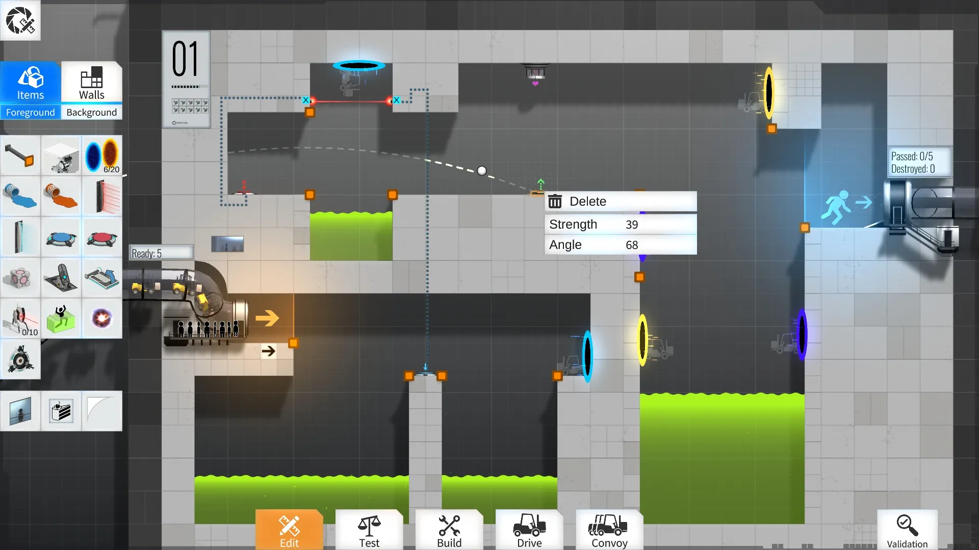 Bridge Constructor Portal: скриншот 4
