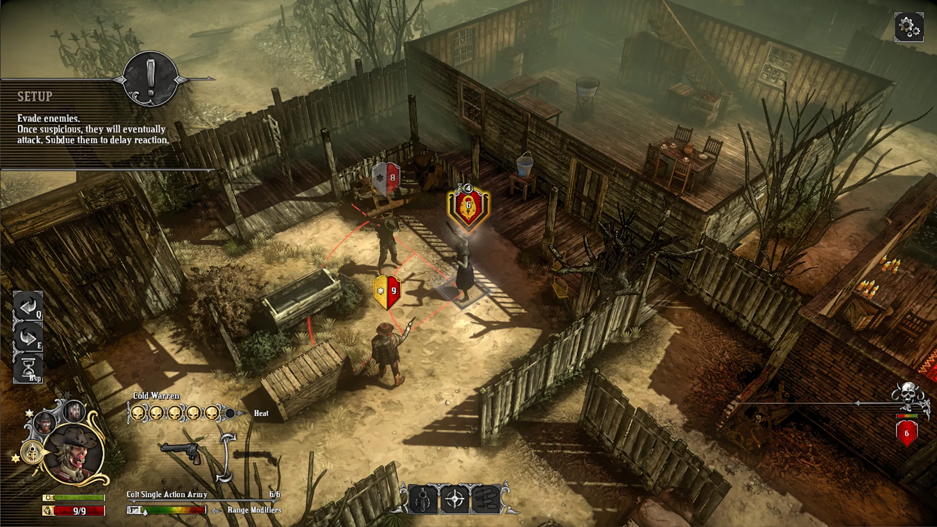 Hard West: скриншот 3
