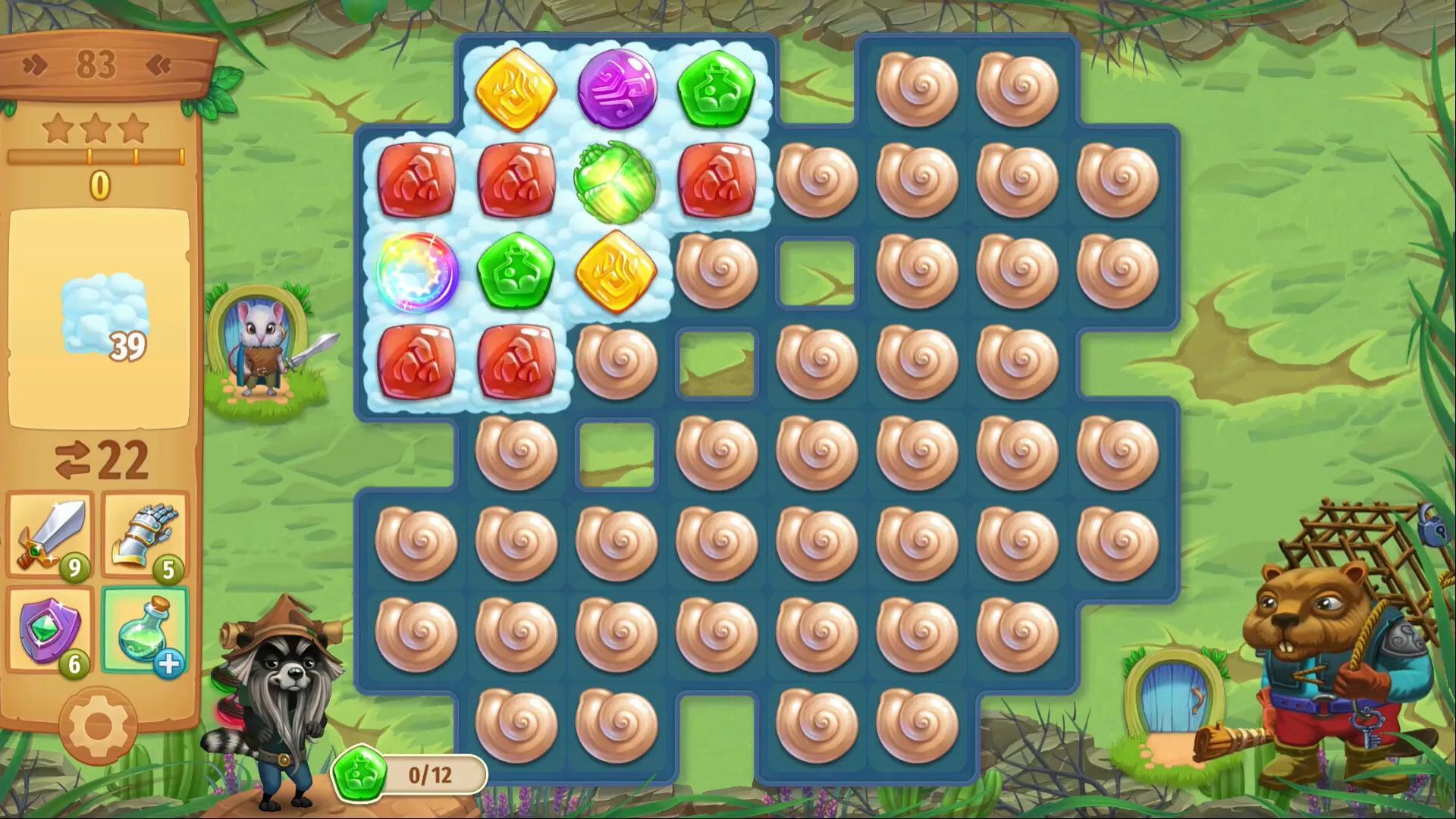 Strongblade - Puzzle Quest and Match-3 Adventure: скриншот 7
