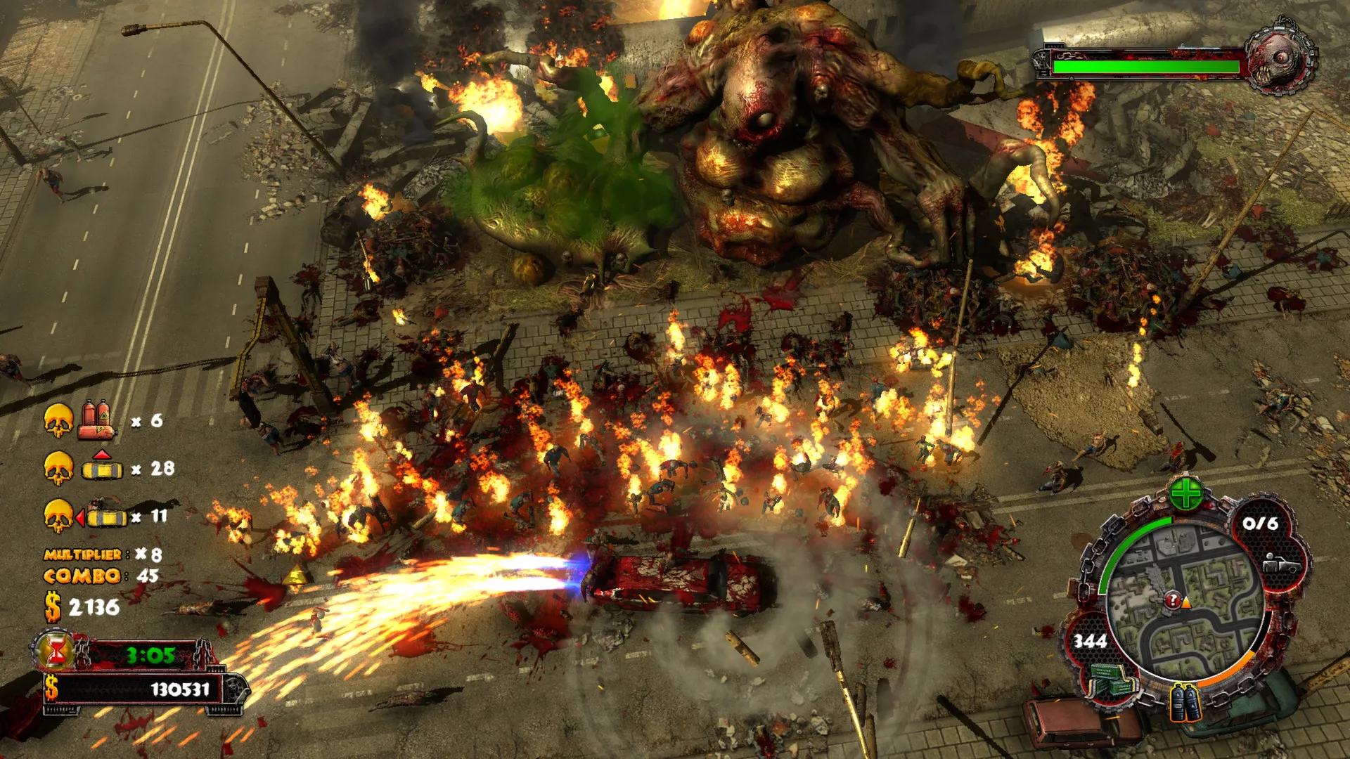 Zombie Driver HD: скриншот 1