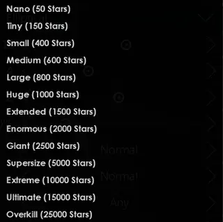 More Galaxy Sizes