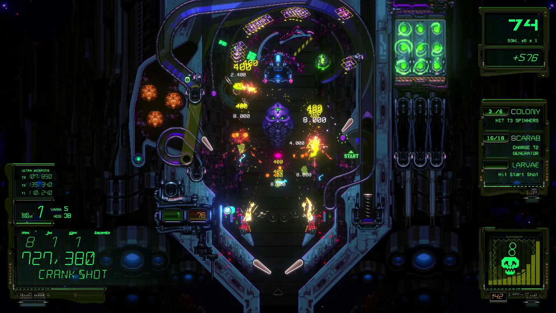 XENOTILT: HOSTILE PINBALL ACTION: скриншот 8