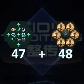 47 Tradition Slots + 48 AP Slots