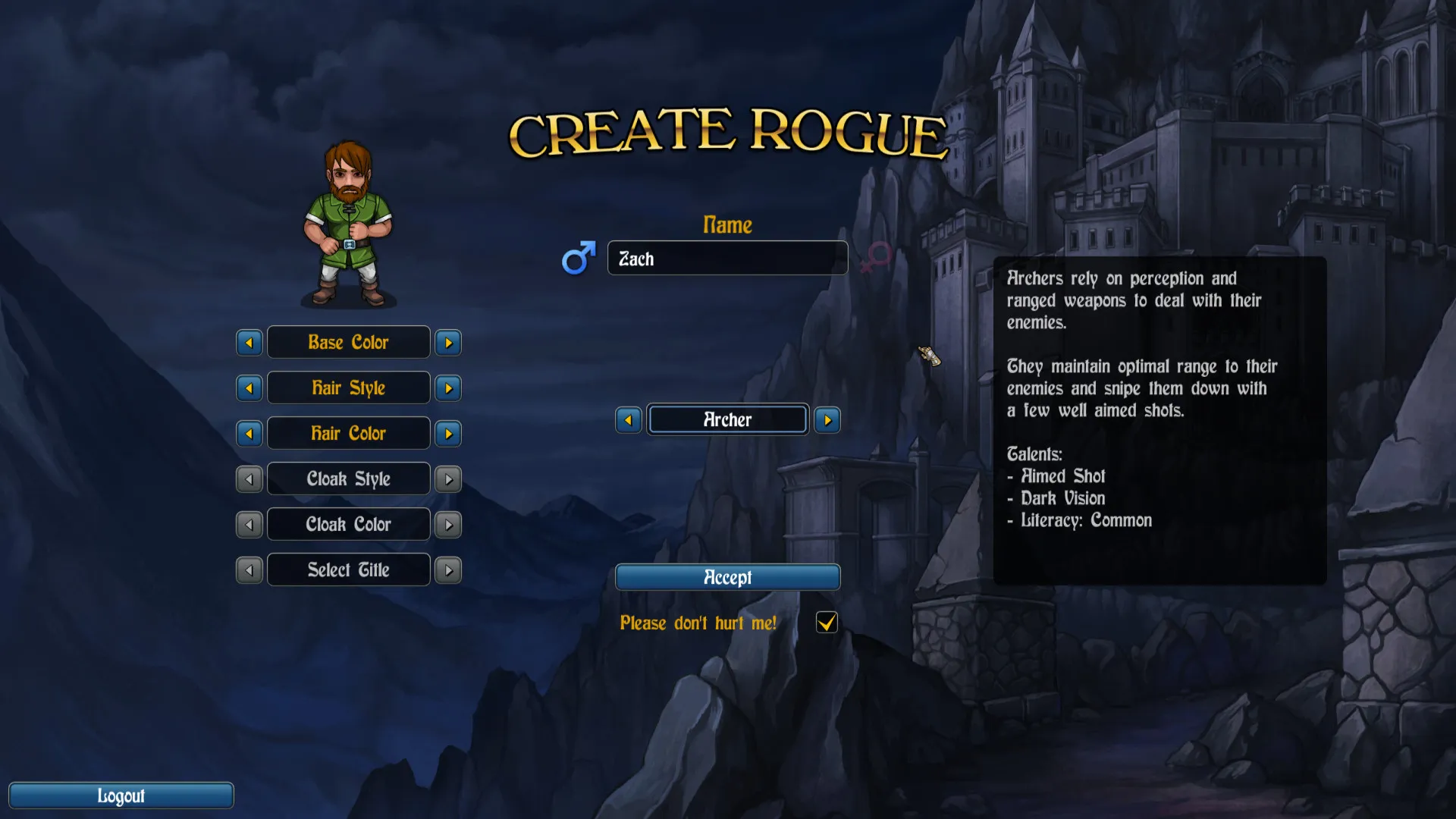 Rogue's Tale: скриншот 1