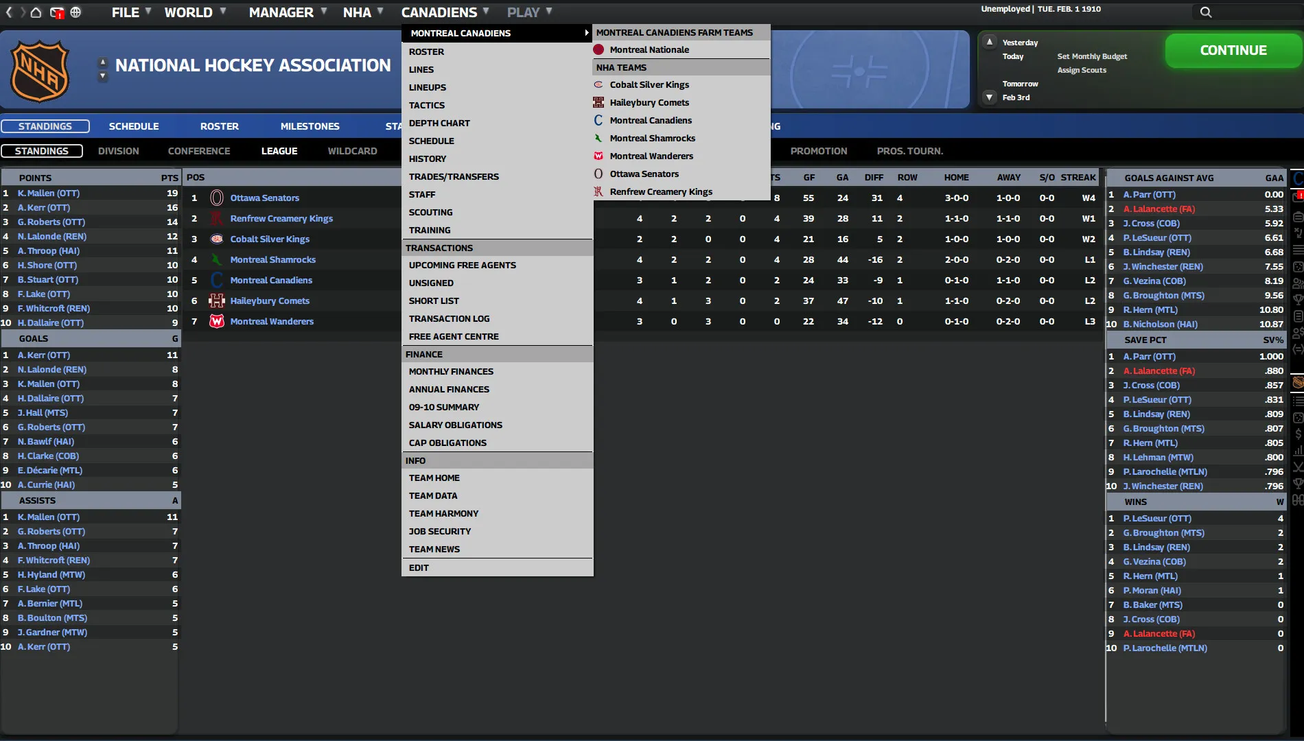 Franchise Hockey Manager 10: скриншот 6