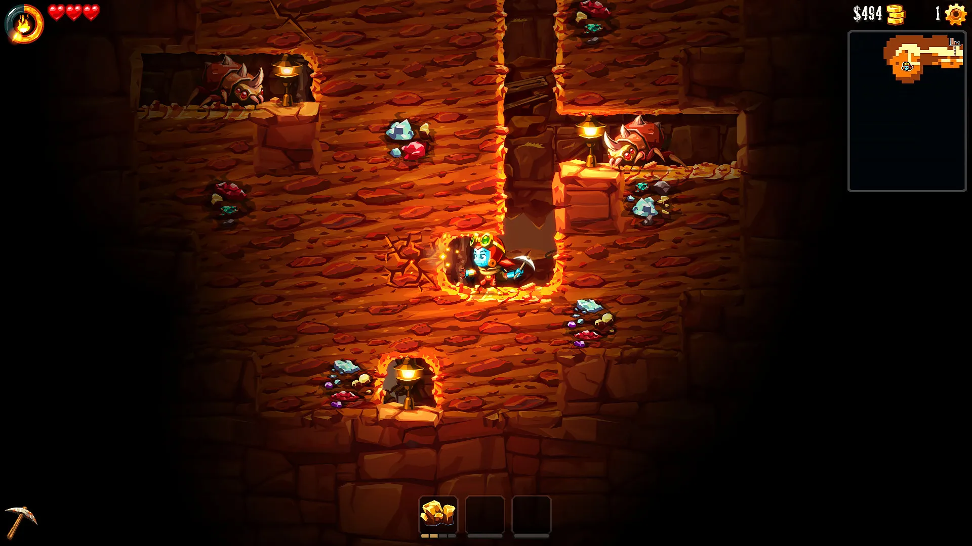 SteamWorld Dig 2: скриншот 2
