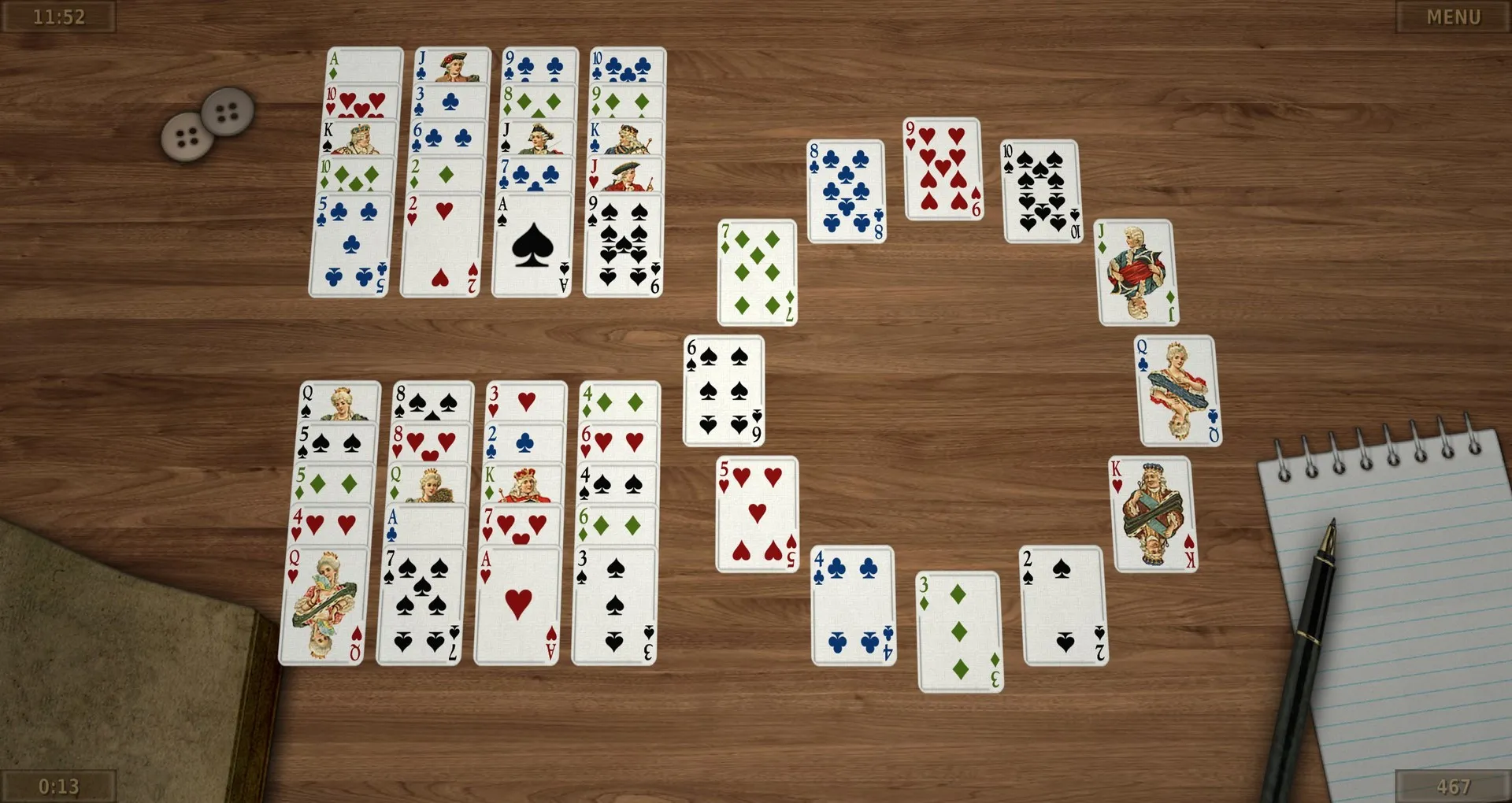 Solitaire 3D: скриншот 1