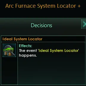 Ideal System Locator (formerly Arc Furnace System Locator +)