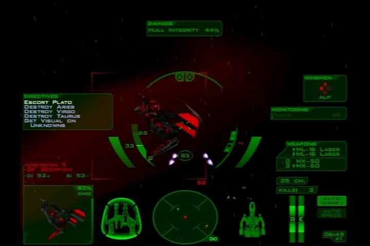 Descent: FreeSpace – The Great War: скриншот 7