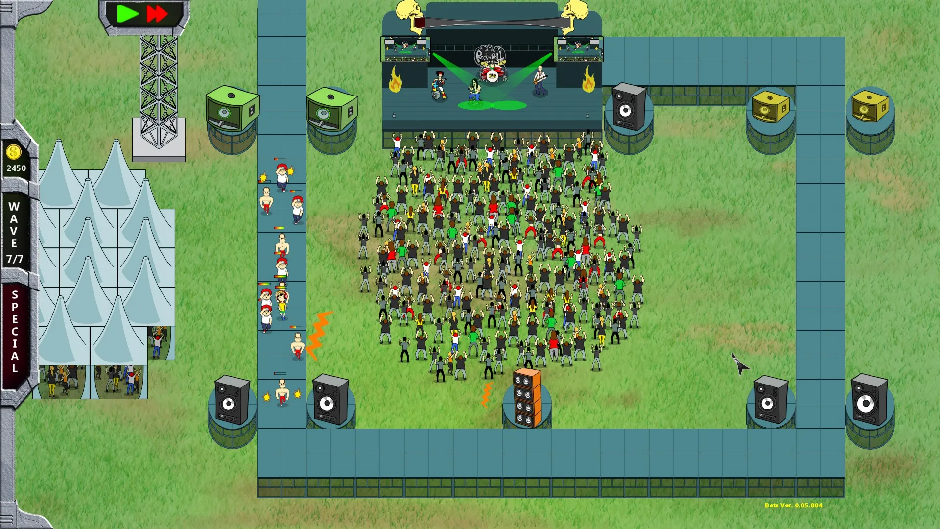 Rock 'N' Roll Defense: скриншот 5