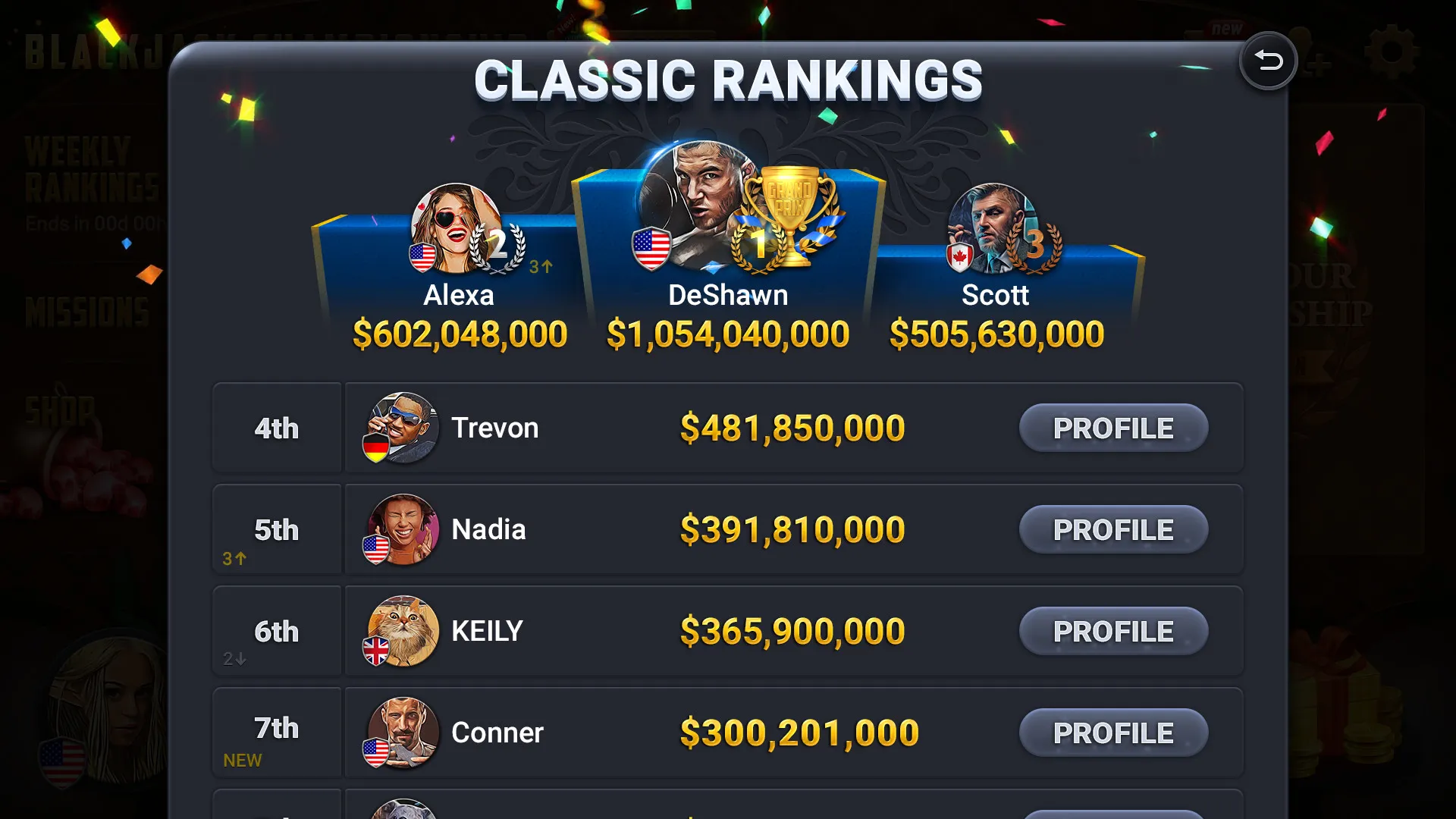 Blackjack Championship: скриншот 8