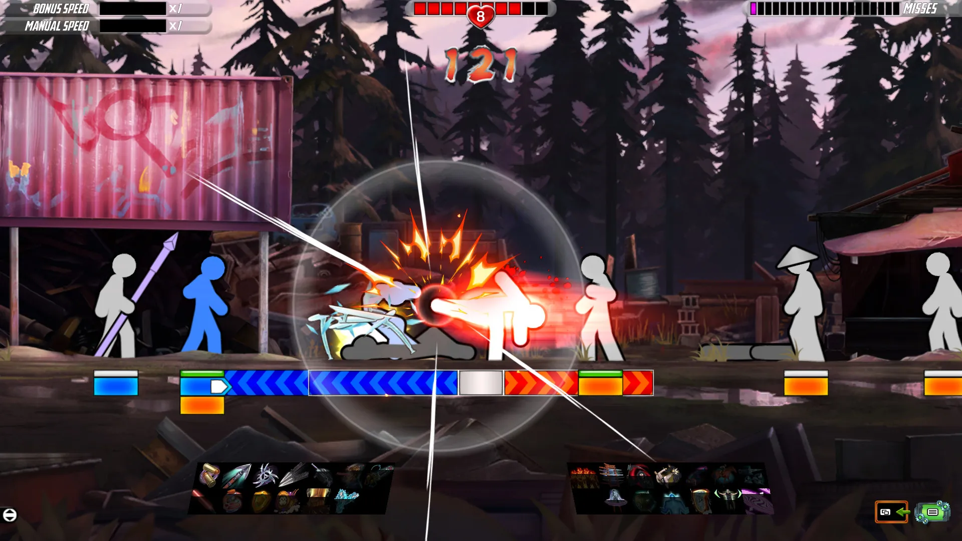 One Finger Death Punch 2: скриншот 1