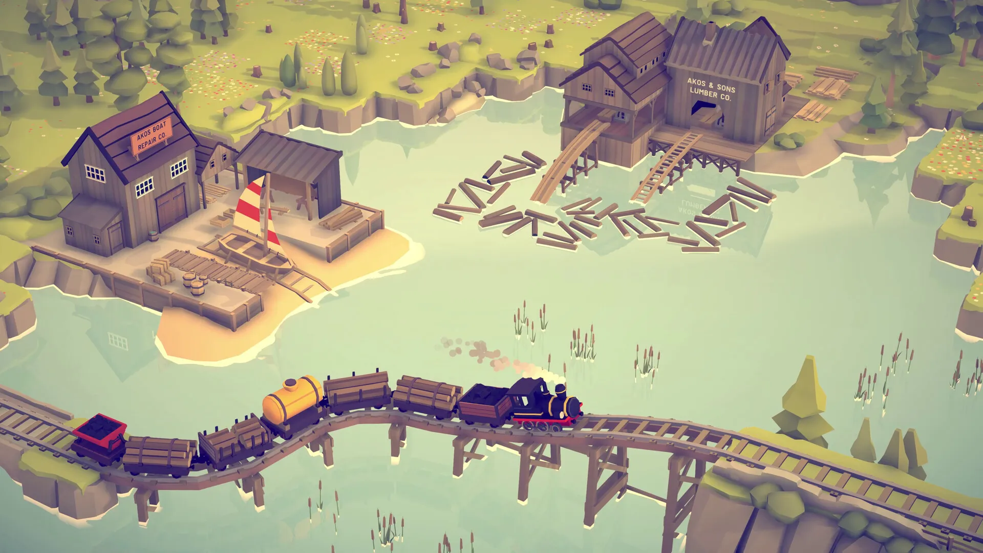 Islands & Trains: скриншот 1