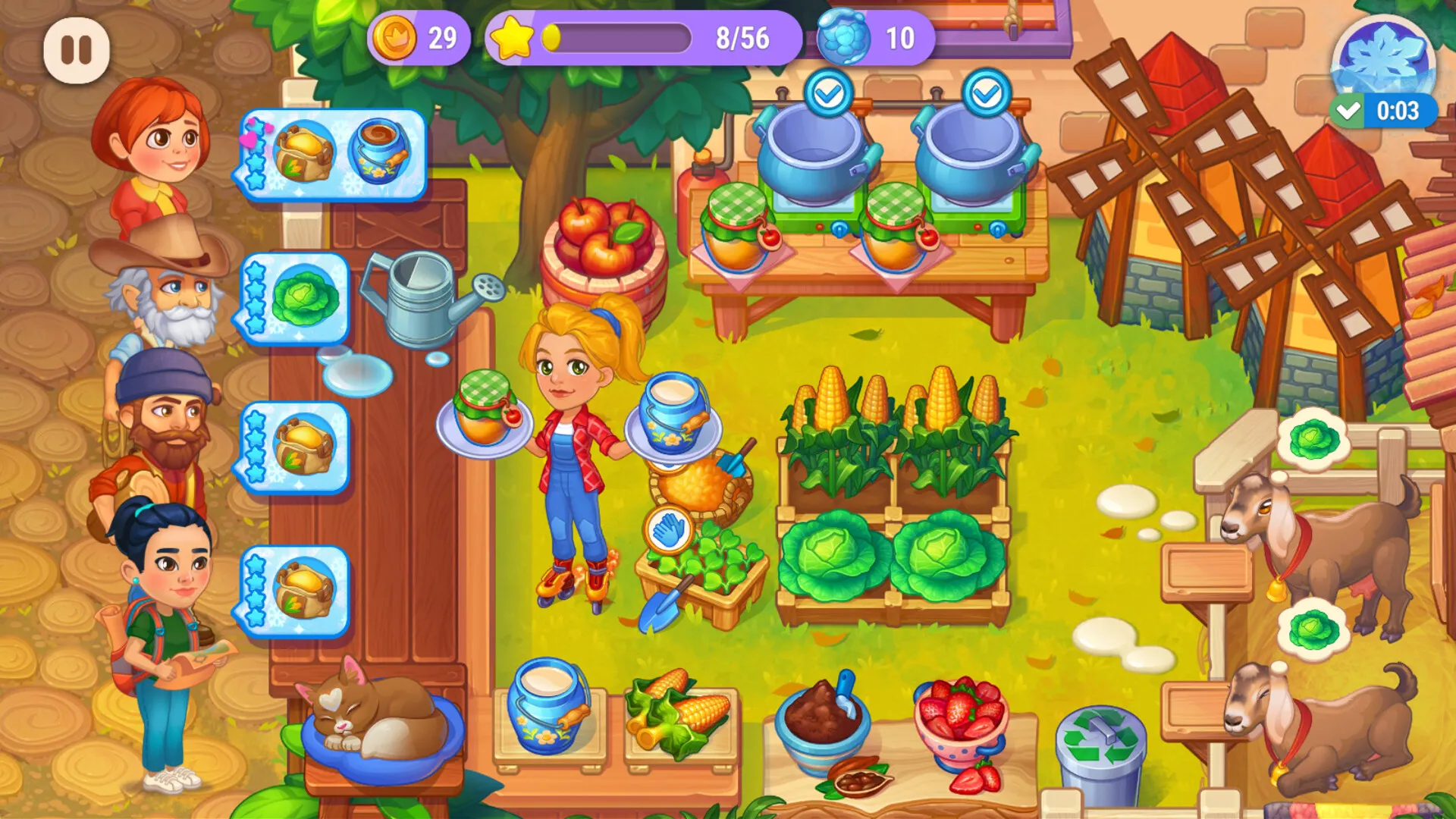 Farming Fever - Pizza and Burger Cooking game: скриншот 7